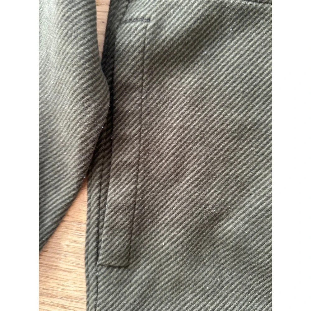 J. Crew‎ Textured Ribbed Knit Hoodie - Olive Green - Size M